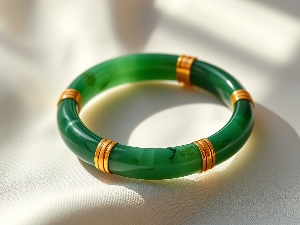 Luxury Jade Bracelet in 18kt Gold for Every Occasion