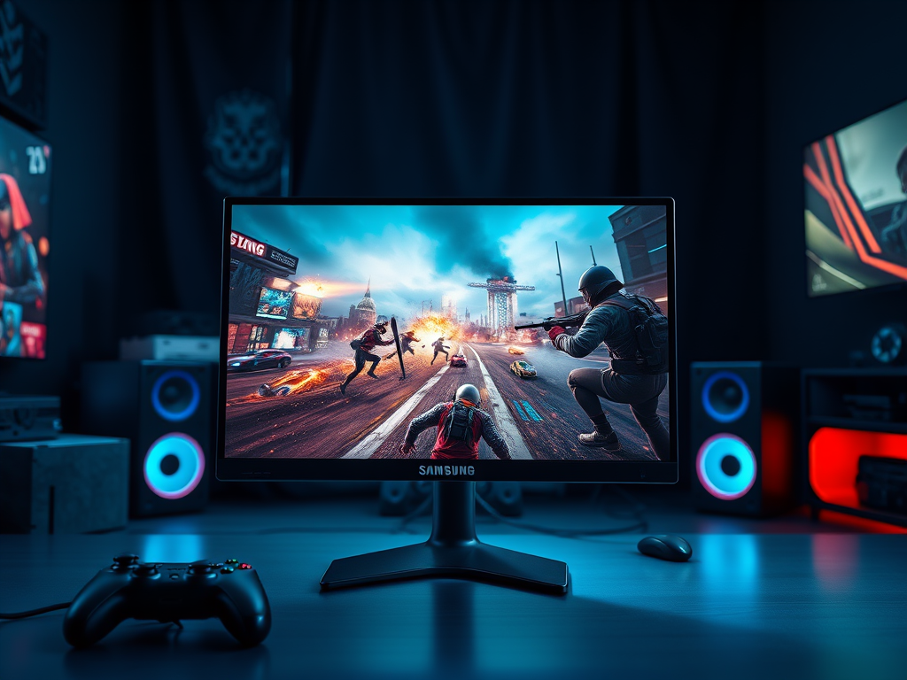 Experience Ultra-Smooth Gaming with Samsung 24-Inch Monitor